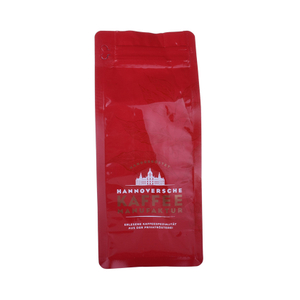 Ausgezeichnete Qualität Custom gedrucktes flacher Boden Aluminiumfolie Kaffeetaschen Großhandel