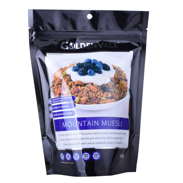 Customized Print Full Gloss Finish Food Tlock Plastik -Stand -up -Verpackungsbeutel Hersteller