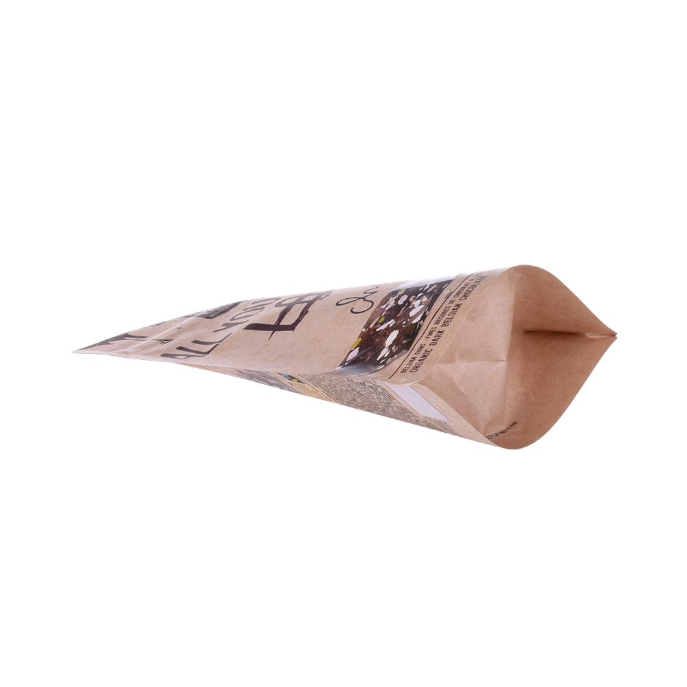 Biologisch abbaubare Snack-Pack-Verpackung Ziplock-Beutel Zip-Beutel-Beutel Natürliche Haptik-Verpackung