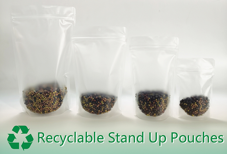 Was ist das Material unserer recycelbaren Stand -up -Beutel?