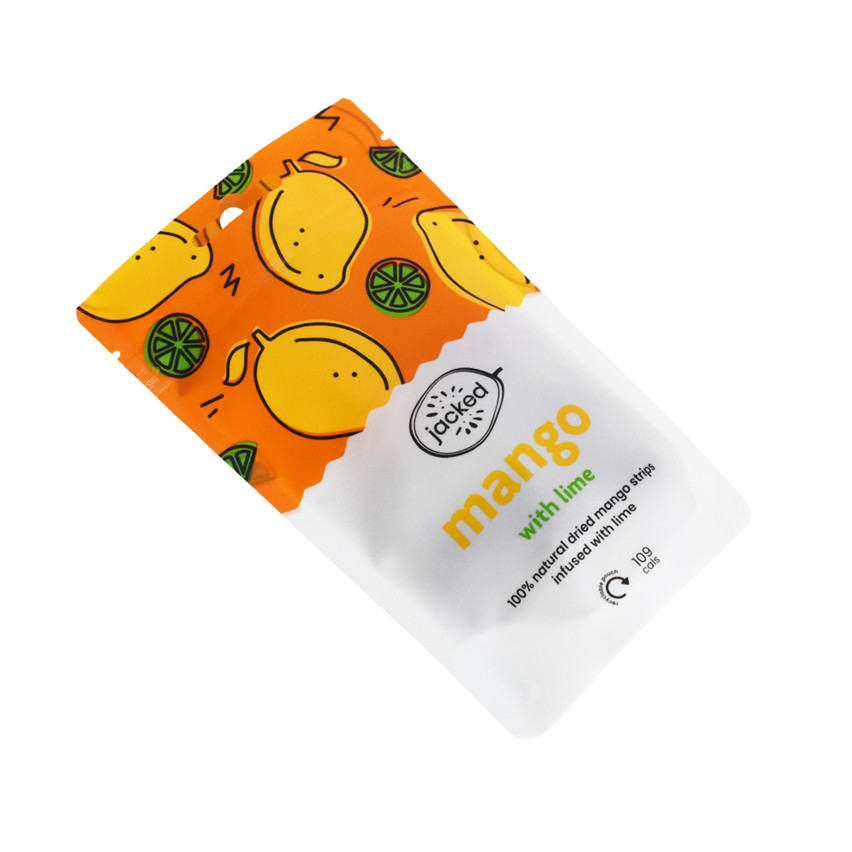 Biologisch abbaubares kreatives Design Stand Up Trockenfruchtverpackung Indonesien Großhandel