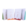 Square Bod Customized Print Biologisch abbaubares Packpapier Tee mit RIP Reißverschluss gepackt