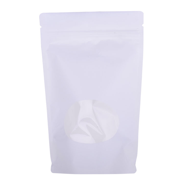 Biologisch abbaubares Kraftpapier Ziplock Bag Zipper Bag Pouch Natural Feel Packaging