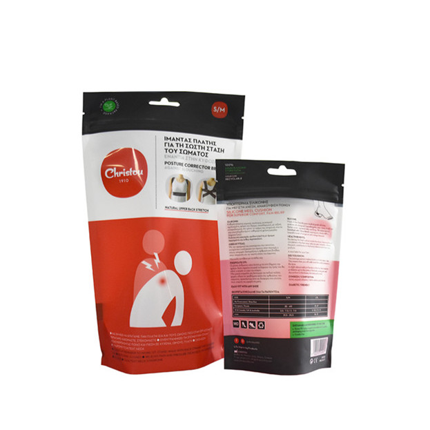 Benutzerdefinierte gedruckte feuchtigkeitssichere umweltfreundliche Bekleidung Standard Top Seal Reißverpackung